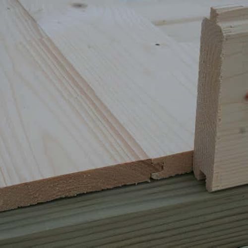 Alpholz 3 m 18 mm Holzfußboden für Gartenhäuser & Gerätehäuser | Universal Fußboden imprägniert von Alpholz