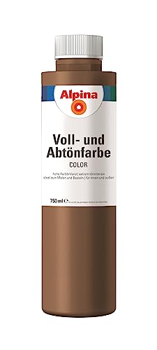 Alpina COLOR Voll- und Abtönfarbe Candy Brown 750ml seidenmatt von Alpina