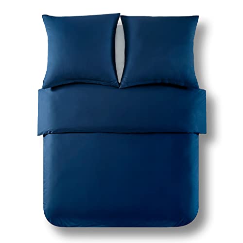 Alreya Renforcé Bettwäsche 200 x 220 cm - 100% Baumwolle mit YKK Reißverschluss, Superweiches Bettbezug, Oeko-TEX® Standard Zertifiziert, Blau, nur Bettbezug von Alreya