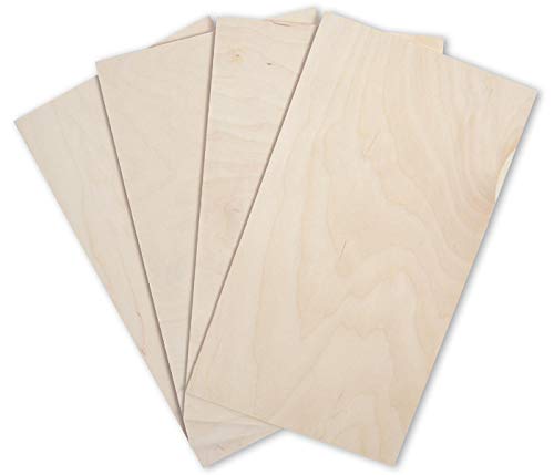 9 mm Multiplexplatte Zuschnitt Sperrholz-Platten Holz Massiv Naturfarbe unbehandelt (Breite 50 cm, Länge 80 cm) von Alsino