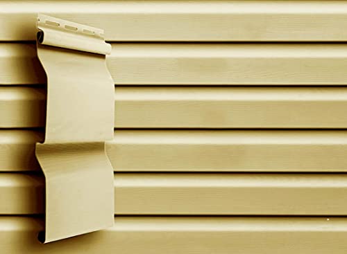 Kunststoffpaneele Gelb Fassadenpaneele Fassadenverkleidung Giebelverkleidung Hausverkleidung Holzoptik Chaletverkleidung Wandpaneele Deckenpaneele (Musterstück T01 Gelb) von Alta Profil