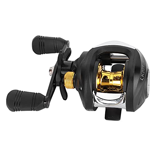 Alvinlite Baitcasting Reel Angelrolle 8KG Max Drag 17 1 Kugellager 7,2:1 Übersetzungsverhältnis Angelrollen, Leichtes Bait Finesse System Süßwasser-Salzwasser-Wurfrolle(Left) von Alvinlite