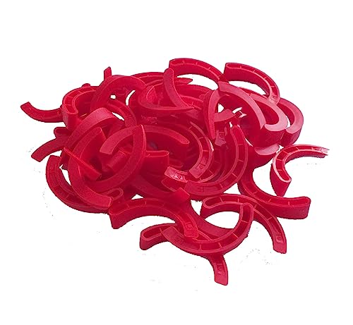 Fliesenkeile (Kunststoff Sichel rot, 50) von Amafino