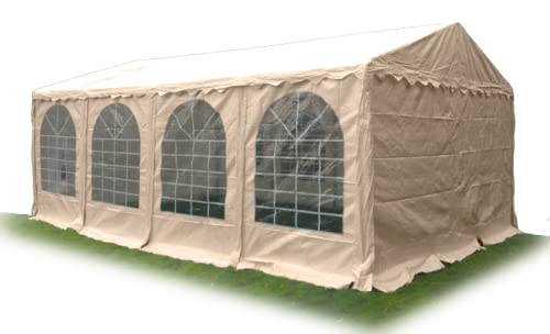 Ambisphere Premium - Pavillion mit festem Dach - Gartenpavillon 550g/m² PVC Plane 750 N Gartenzelt - Festzelt - Bierzelt Wasserdicht & Feuerresistent in diversen Größen mit 5 Jahren Garantie von Ambisphere