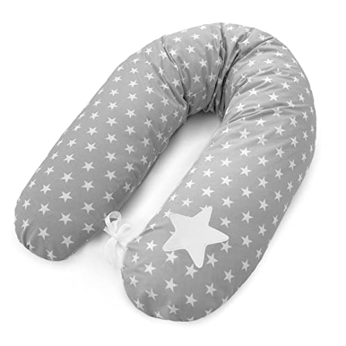 Amilian Stillkissen 190 cm- Seitenschläferkissen - Schwangerschaftskissen - Stillkissen XXL - Ideal für Baby, Kinder und Erwachsene - Pregnancy Pillow von Amilian