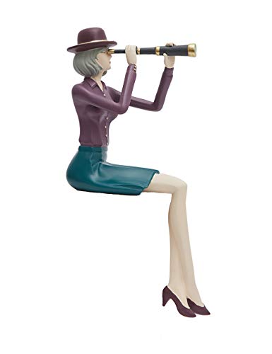 HAUCOZE Modern Dekor Skulptur Frau Figuren Statue Wohnzimmer Kunst Arts Polyresin Geschenk 22cm von HAUCOZE