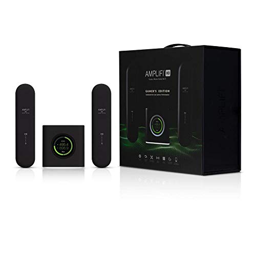 Ubiquiti AmpliFi Mesh Wi-Fi System Gamer's Edit with Router and 2 Mesh Points, AFI-G-EU (with Router and 2 Mesh Points Optimized for Nvidia's GeForce Now Cloud Gaming Platform) von Ubiquiti Networks