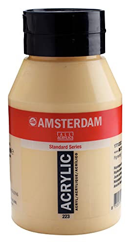 Amsterdam 17712232 ac ACRILICO 1000ml.223-AMAR.NAP.OSC, amarillo, One size, 1000 mililitro von Amsterdam