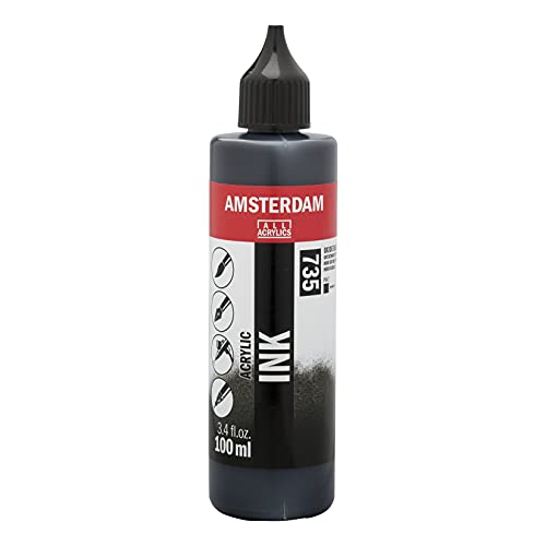 Amsterdam Acryl Tintenflasche 100 ml Oxid schwarz 735 (17217350) von Amsterdam