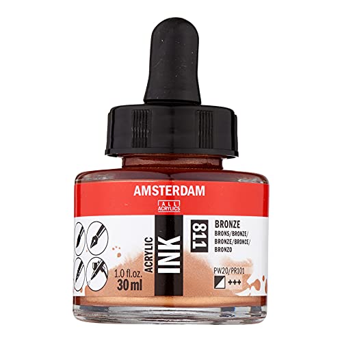 Amsterdam Acrylfarbe, 30 ml (811 Bronze) von Amsterdam