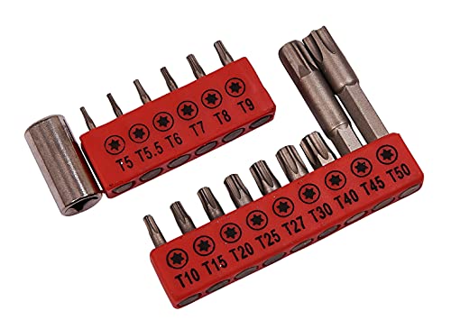 Am-Tech 16 Stück Torx bit Set, L3220 von Amtech