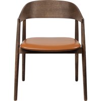 Andersen Furniture - AC2 Stuhl, Eiche geräuchert und geölt / Leder cognac von Andersen Furniture
