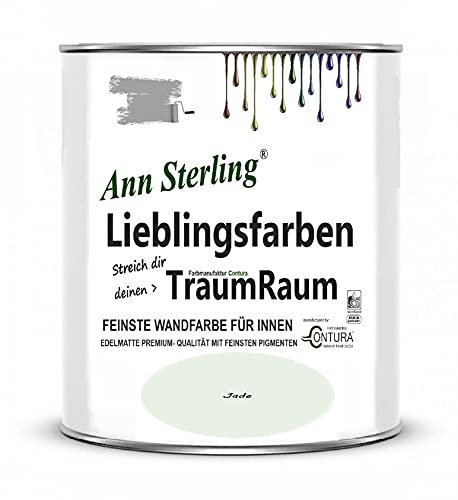 Ann Sterling Wandfarbe Innenraumfarbe Lieblingsfarben Color Farbe Innenfarbe Deckenfarbe (Jade) von Ann Sterling