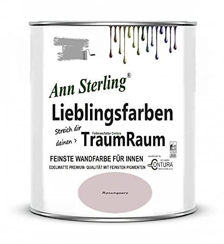 Ann Sterling Wandfarbe Innenraumfarbe Lieblingsfarben Color Farbe Innenfarbe Deckenfarbe (Rosenquarz) von Ann Sterling
