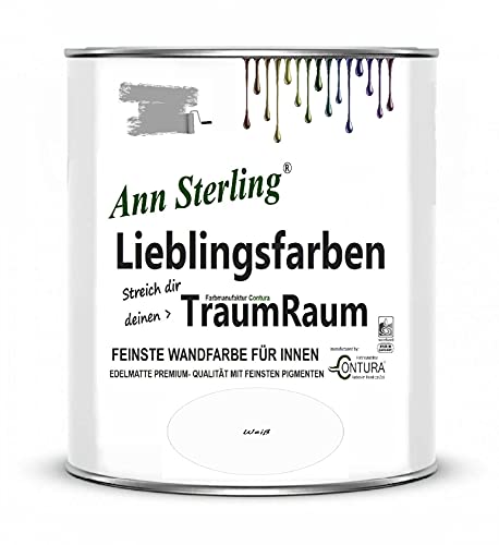 Ann Sterling Wandfarbe Innenraumfarbe Lieblingsfarben Color Farbe Innenfarbe Deckenfarbe (Weiß) von Ann Sterling