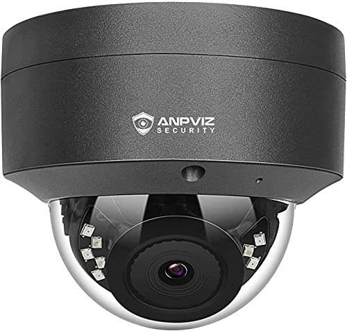Anpviz 5MP POE IP Kamera Dome Outdoor mit Audio/mikrofon, 2,8mm Objektiv 110° Winkel, 30m IR Nachtsicht, IP66 wasserdicht, Bewegungserkennung, Fernzugriff, IPC-D250G-S(U Serie) von Anpviz