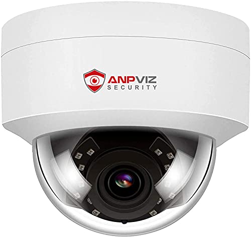 Anpviz 4K HD POE IP Dome Kamera Outdoor Innen, 8MP IP Überwachungskamera CCTV Kamera IR Nachtsicht Bewegungserkennung wasserdichte für Außen Audio Mikrofon 108° Betrachtungswinkel(U Serie) von Anpviz