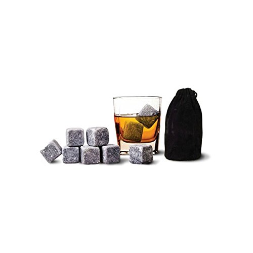 Anself 9er Set Whiskey-Steine aus natürlichem Speckstein von Anself