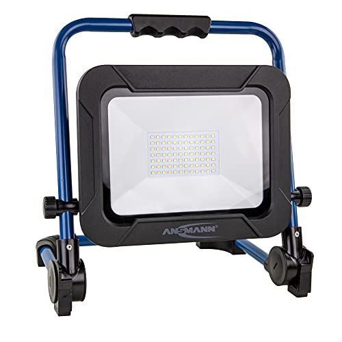 ANSMANN Akku Luminary LED 50W Strahler mit integriertem Akkupack für den professionellen Einsatz, aufladbare Arbeitsleuchte Baustrahler Werkstatt IP54 wetterfest von Ansmann