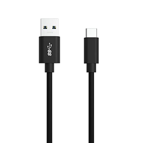 ANSMANN USB-C Ladekabel 120 cm USB 3.0 Ladekabel/Datenkabel mit Aluminium Gehäuse für Aufladen und Datenübertragung von Samsung Galaxy, Huawei, Google Pixel, Smartphones, Tablets, etc. von Ansmann