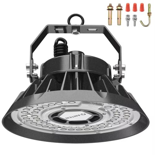 Anten LED Hallenstrahler 150W 22500LM in Kaltweiß(5000K), LED Hallenbeleuchtung mit Höhen Effizienz 150LM/W Schutzart IP65 inkl.U-förmige Montagehalterung von Anten