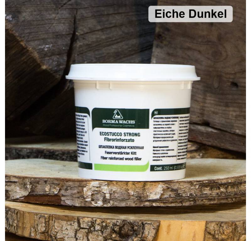 Antikas Fertigspachtel Holzspachtel Holzkitt STARK Spachtelmasse - Eiche Dunkel - 500g von Antikas