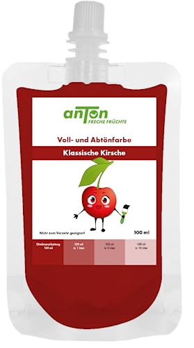 anTon Freche Früchte Voll und Abtönfarbe (Kirsch Rot) von Anton Weiss