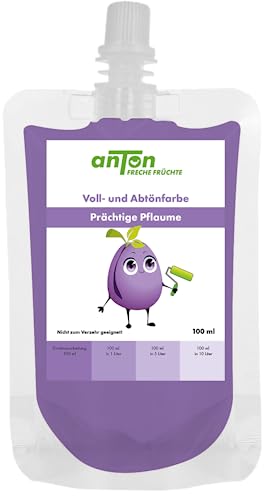 anTon Freche Früchte Voll und Abtönfarbe (Pflaumen Flieder) von Anton Weiss