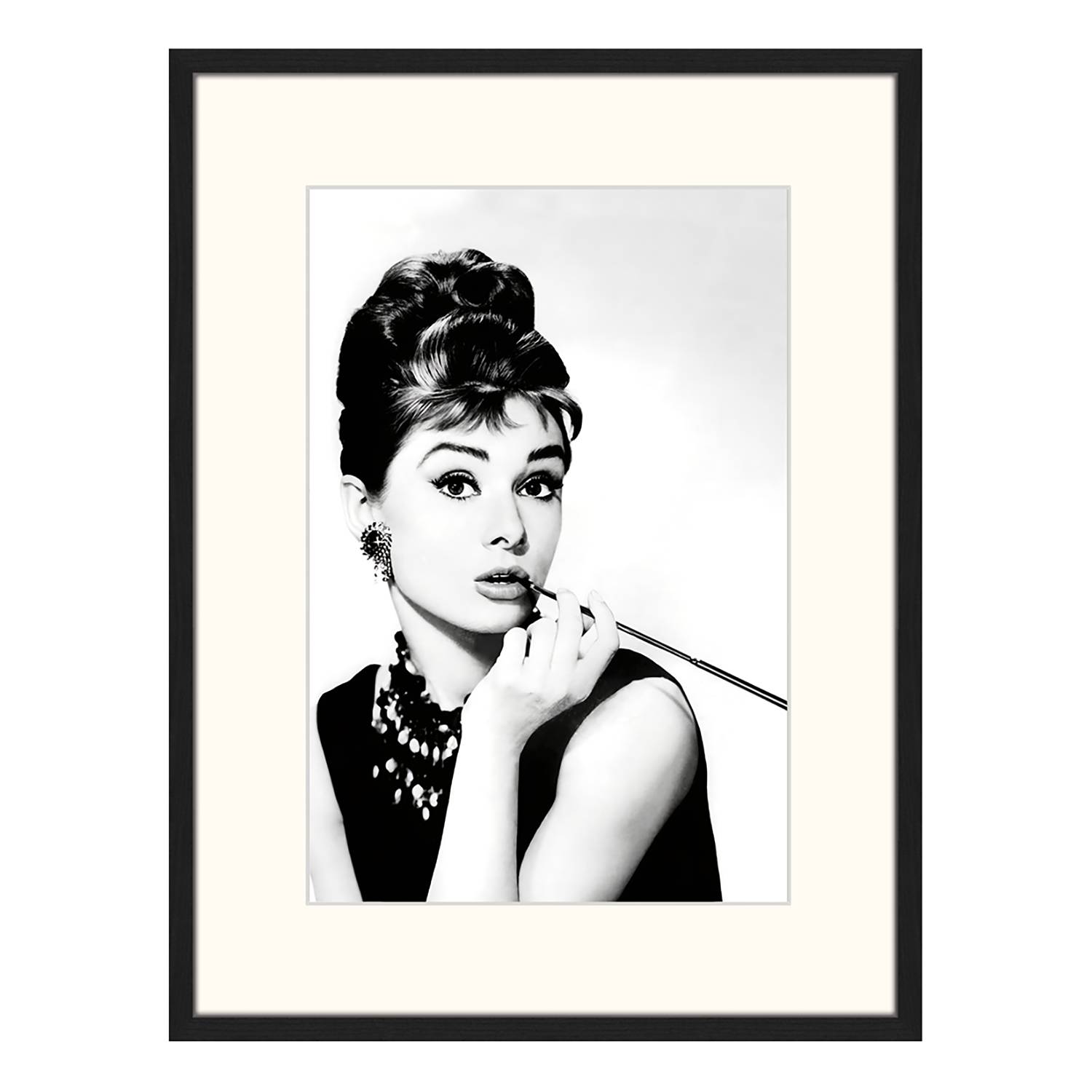 Bild Audrey Hepburn Smoking von Any Image