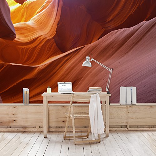 Apalis Vliestapete Inner Canyon Fototapete Breit | Vlies Tapete Wandtapete Wandbild Foto 3D Fototapete für Schlafzimmer Wohnzimmer Küche | mehrfarbig, 94947 von Apalis