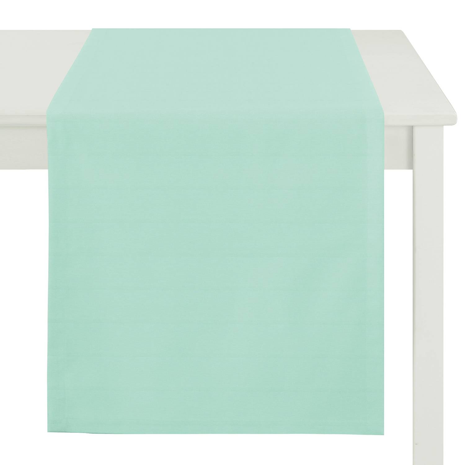 Apelt Tischläufer Kyogle Mintgrün Webstoff 45x135 cm (BxT) von Apelt
