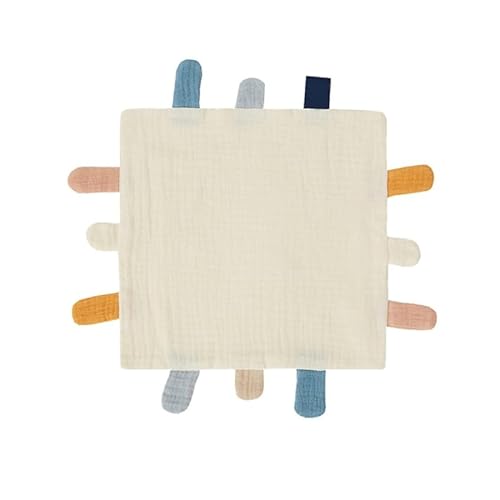 Apooke Bunte Baumwoll-Musselin-Decke, Sicherheitsdecke, weich und atmungsaktiv, Babygeschenke für Jungen und Mädchen, leicht von Apooke