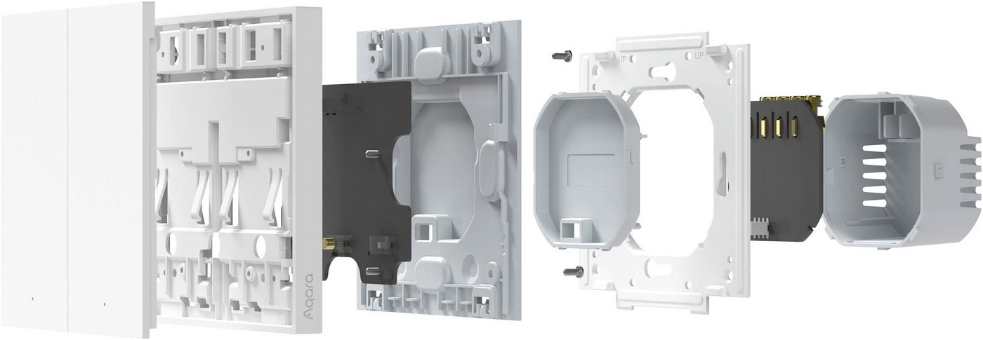 Aqara Lichtschalter Smart Wall Switch H1 (With Neutral, Single Rocker) von Aqara