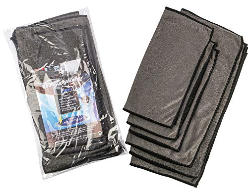 Aqua Clean Mikrofaser Reinigungstücher Black Edition 6tlg. von Aqua Clean