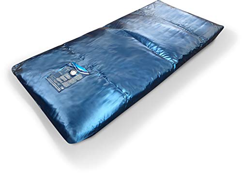 Aqua Sense Eine Wasserbett Matratze 100x210 für 200x210 Softside Wasserbett Dual Wasserkern Wassermatratze Wasserbettmatratze Mesamoll2® (60% Beruhigung) + 2 Wasserbett Conditioners (100 ml) von Aqua Sense