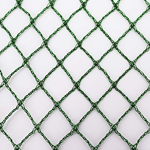 Aquagart® Teichnetz, dunkelgrün, engmaschig: Maschenweite 15mm x 15mm, Laubnetz, Teichabdecknetz, Vogelabwehrnetz, Reihernetz robust Verschiedene Größen (20m, 6m breit grün) von Aquagart