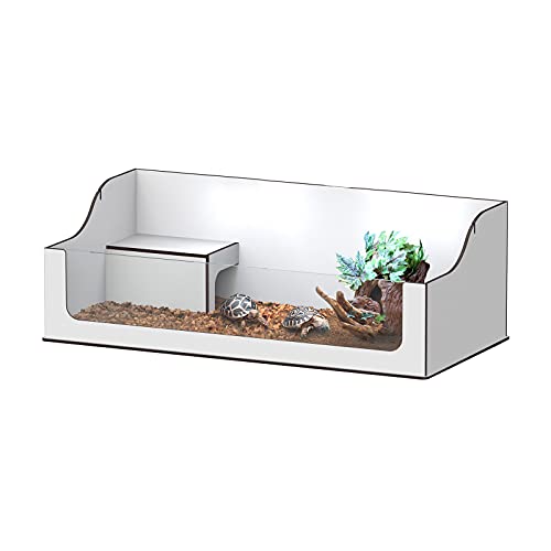 Terratlantis 11305 Tortum Terra Wasserabweisendes MDF-Terrarium 120 White, Einheitsgröße von Aquatlantis