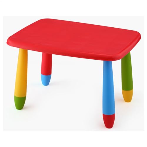 Aranaz Kindertisch, rechteckig, Rot (Modell SL 90045) von Aranaz