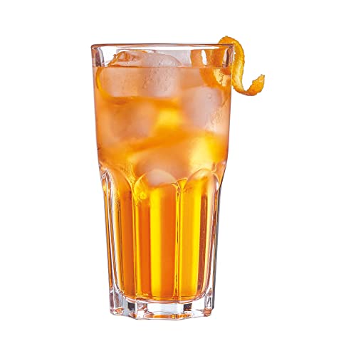Arcoroc - Kollektion Granity – 6 hohe Gläser mit 31 cl Hartglas stapelbar – modernes Design, ideal für Cocktails, verstärkte Verpackung, geeignet für den Online-Verkauf von Arcoroc