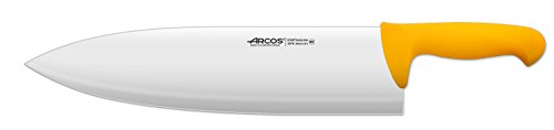 Arcos Serie 2900 - Metzgermesser - Klinge Nitrum Edelstahl 360 mm - HandGriff Polypropylen Farbe Gelb von Arcos