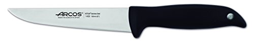 Arcos Serie Menorca - Küchenmesser - Klinge Nitrum Edelstahl 150 mm - HandGriff Polypropylen Farbe Schwarz von Arcos
