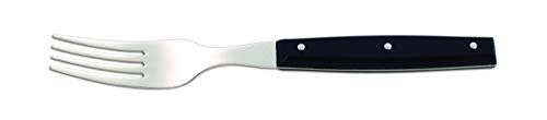 Arcos Besteck - Tischgabel - Edelstahl 18/10 - Größe 195 mm - Griff aus Nylon Farbe Schwarz von Arcos
