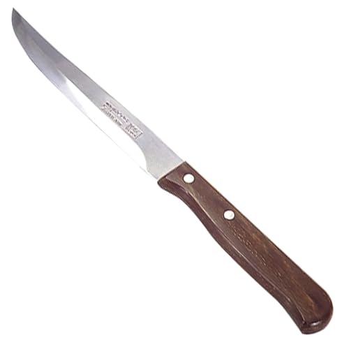 Arcos Serie Latina - Allzweckmesser Küchenmesser - Klinge Nitrum Edelstahl 130 mm - HandGriff Pack-Holz Farbe Braun von Arcos