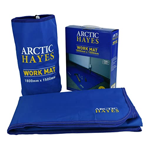 Arctic Hayes ARCWM3 Klempner-Arbeitsmatte, rutschfest, wasserdicht und chemikalienbeständig, Bodenschutzmatte (1800 x 1500 mm), geeignet im Innen- und Außenbereich von Arctic Hayes