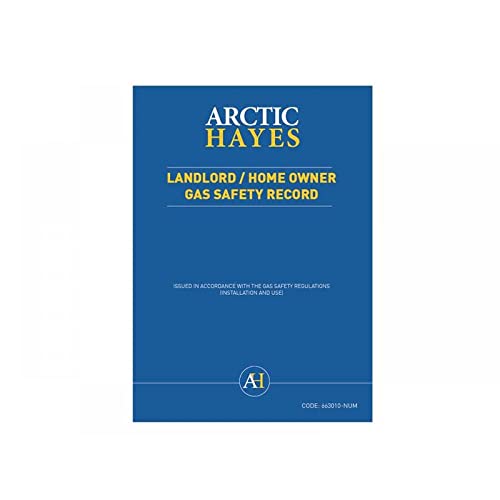 Arctic Hayes Block „Landlords & Homeowners Record“ für Vermieter und Hausbesitzer, 25 Formulare von Arctic Hayes
