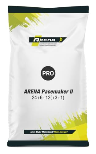 ARENA Rasen Langzeitdünger Pacemaker II 20kg I ideal für Frühjahr und Sommer I 4 Monaten Langzeitwirkung I 24+6+12(+3+1) von Arena