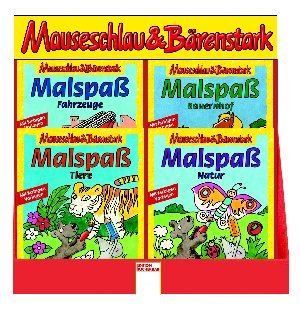Mauseschlau & Bärenstark Malspaß, Verkaufsdisplay von Arena