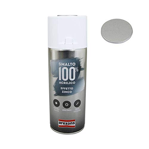 Arexons Acrylfarbe 100 Grau Zink-Effekt Spray 400 ml (3674) von Arexons