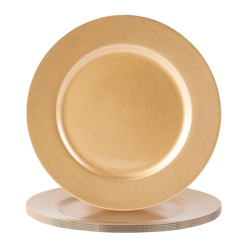 Argon Tableware Metallic Ladeplatten - 33cm - Gold - 6. Packung von Argon Tableware