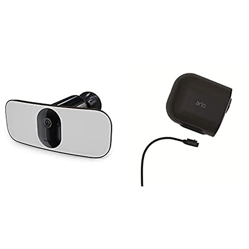Arlo Pro 3 Outdoor Floodlight Überwachungskamera und Außenladekabel Bundle - schwarz von ARLDE